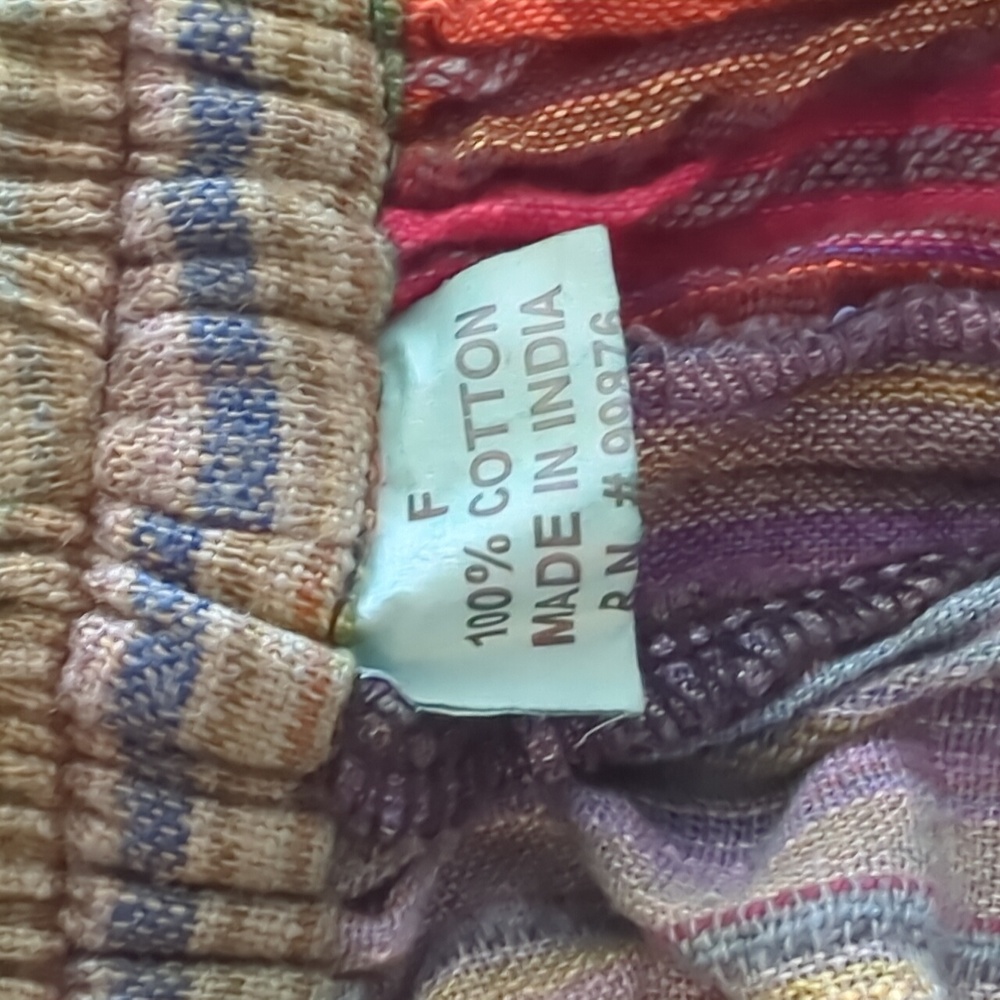 Multicolor Patchwork Pants - image 7